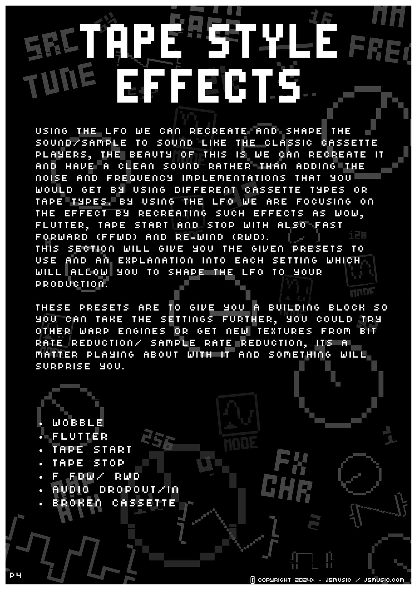 Elektron: Sound & Preset Booklet