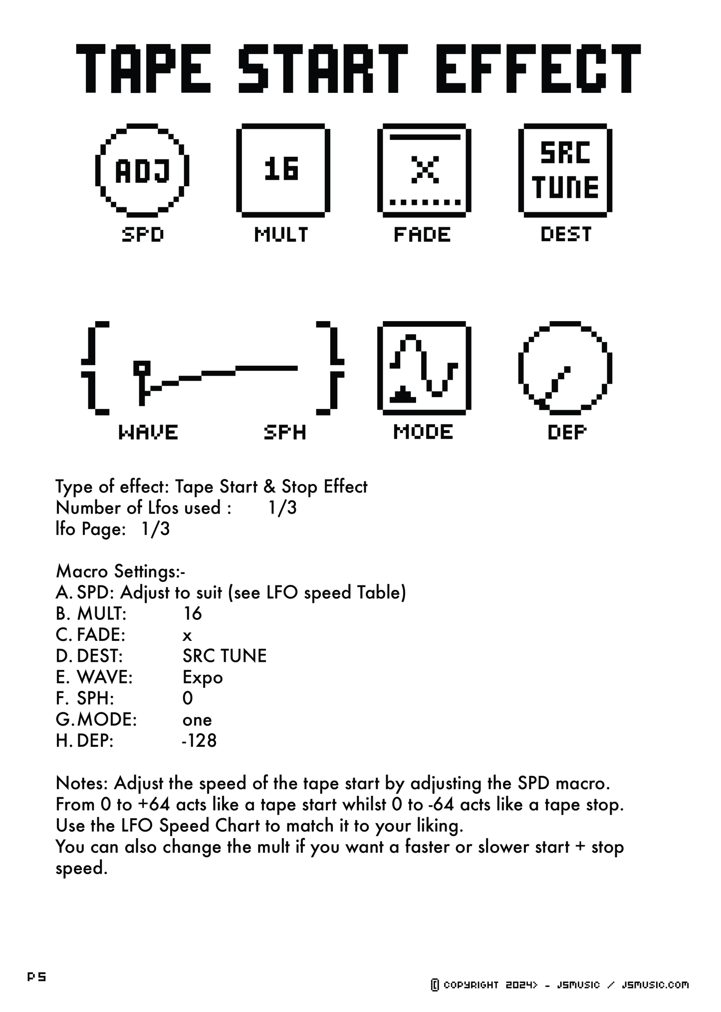 Elektron: Sound & Preset Booklet